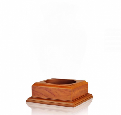 White and Red Baseball Urn